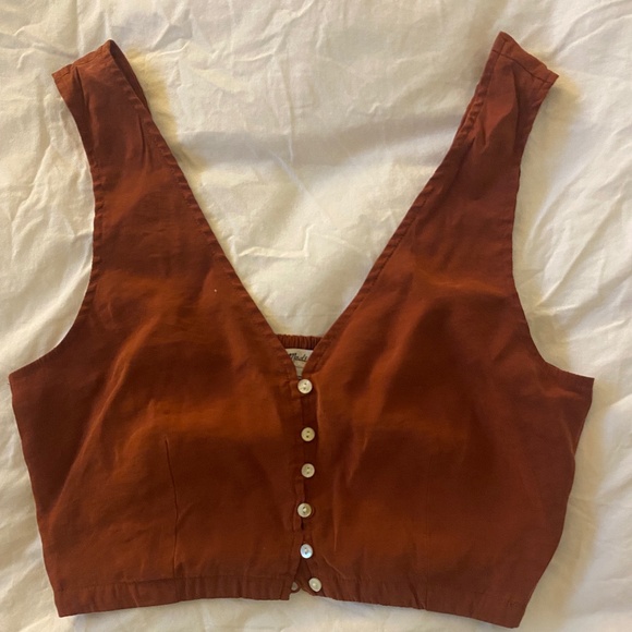 Madewell cropped vest - Picture 1 of 3